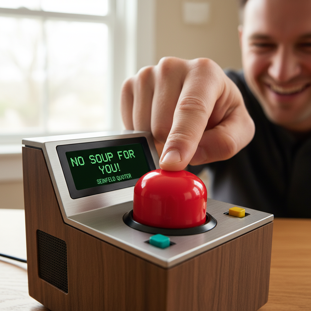 Seinfeld Quoter device in action